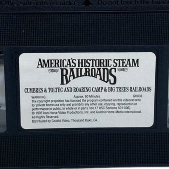 America's Historic Steam Railroads VHS Set - 2 VHS in Set - Picture 4 of 8